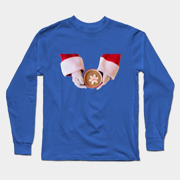 Santa Hands on shirt Long Sleeve T-Shirt by Christamas Clothing